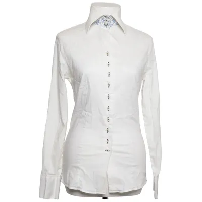 Shirt (Wit) van Circle of Gentlemen Katoen, Elastaan, Polyamide