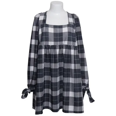 Klänning (Svart, Vit) från ASOS Design Elastan, Polyester