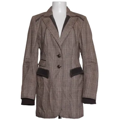 Blazer (Bruin) van Clément Katoen, Polyamide, Polyester, Wol