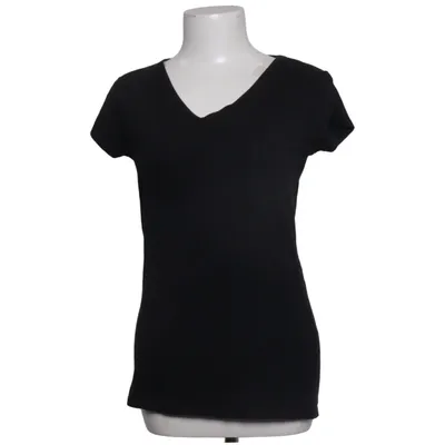 T-shirt (Zwart) van Jobeline Katoen, Elastaan