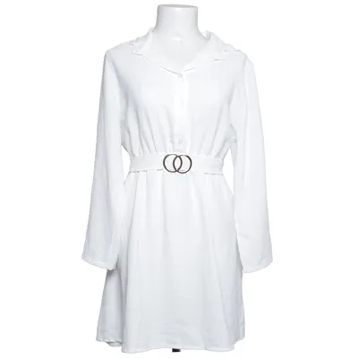 Robe chemise (Blanc) de Boohoo Polyester