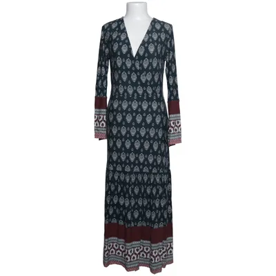 Wrap dress (Green, Red, White) from Boysen's Elastane, Viscose