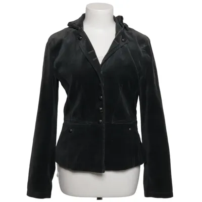 Blazer (Grå) fra Oui Acetat, Bomuld, Elastan