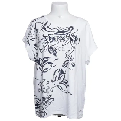 T-shirt (Blanc, Noir) de Monari Élasthane, Modal, Viscose