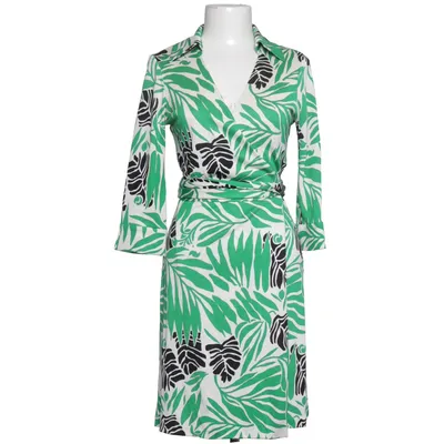 Wrap dress (White, Green, Black) from Diane von Furstenberg Vintage Silk