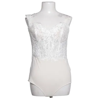 Body (White, Beige) from Demetrios Polyester
