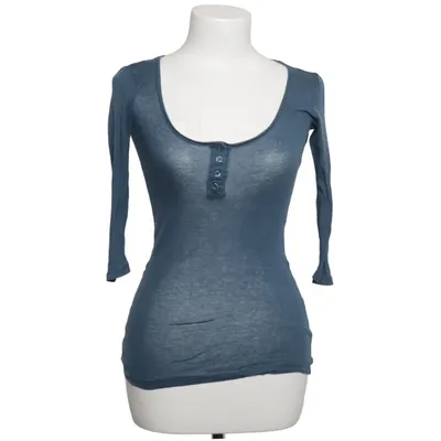 Henley shirt (Blauw) van American Vintage
