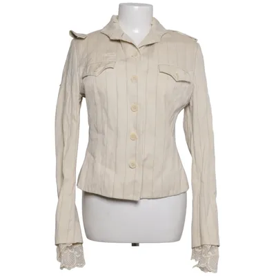 Blazer (Beige) von Erny Van Reijmersdal Baumwolle, Metallfaser, Viskose