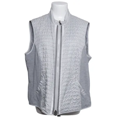 Outer vest (Gray) from G.W. Elastane, Polyamide, Polyester, Viscose