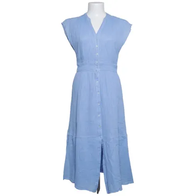Jurk (Blauw) van Maison 123 Katoen, Viscose