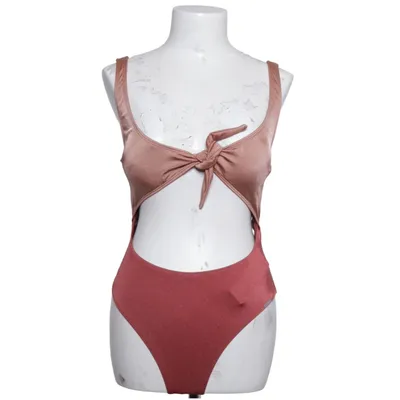 Badpak (Bruin, Rood) van Free Society Elastaan, Polyamide, Polyester
