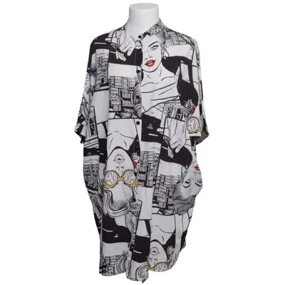 Chemise à manches courtes (Noir, Blanc, Multicolore) de Zeta Otto Élasthane, Polyester