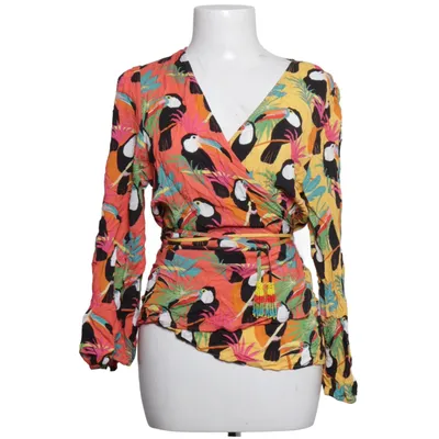 Wickelbluse (Orange, Mehrfarbig) von Farm Rio Viskose