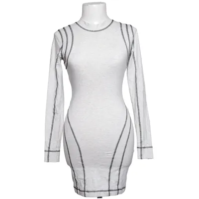 Robe (Gris, Blanc) de Superdown Coton, Élasthane
