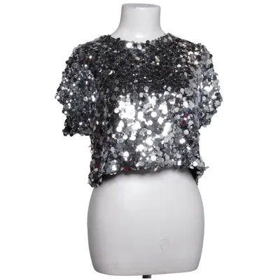 Top (Zilver, Zwart) van Belair Elastaan, Polyester, Viscose