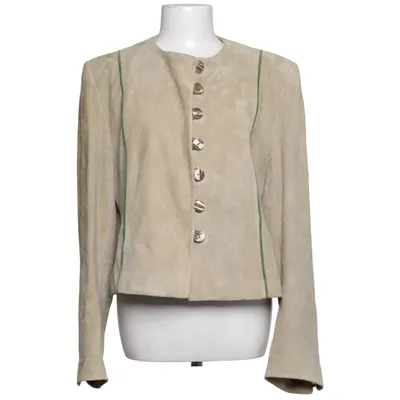Leather jacket (Beige) from Admont Leather