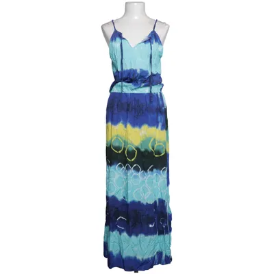 Maxi jurk (Blauw, Geel, Meerkleurig) van Milady