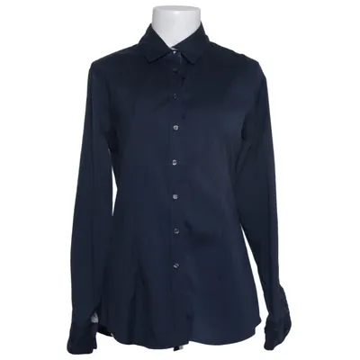 Shirt (Blauw) van Lodenfrey Katoen, Elastaan, Polyamide