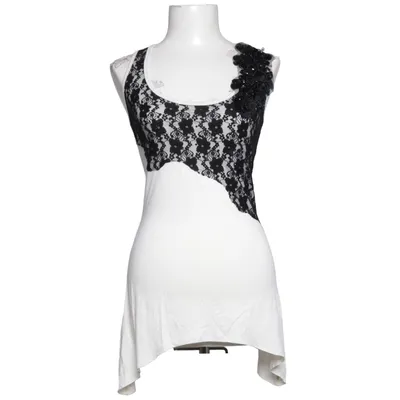 Top (Weiß, Schwarz) von Jane Norman Elasthan, Polyamid, Viskose