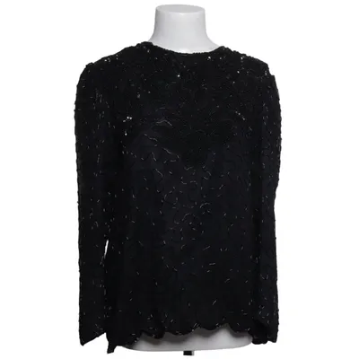 Blus (Svart) från Milano Polyester, Silke