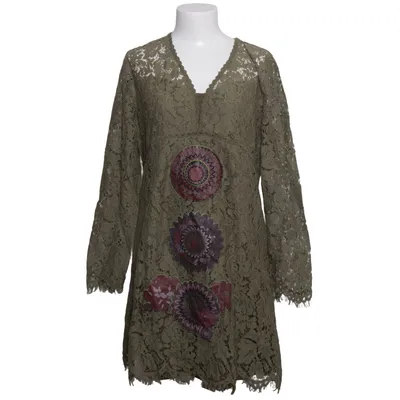 Dress (Green, Multicolored) from 101 Idees Cotton, Polyamide