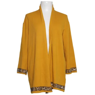 Cardigan (Gul) fra M&V Polyamid, Polyester, Viscose