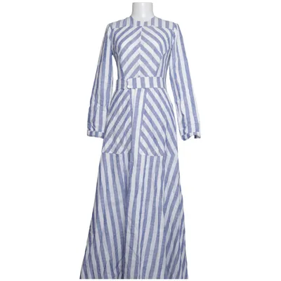 Blousejurk (Blauw, Wit) van Annah Hariri
