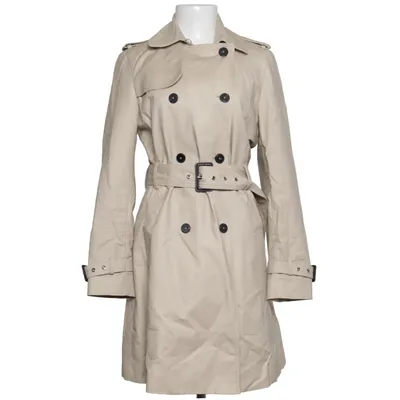 Trench coat (Beige) from Mango Basics Cotton, Elastane, Polyester, Viscose