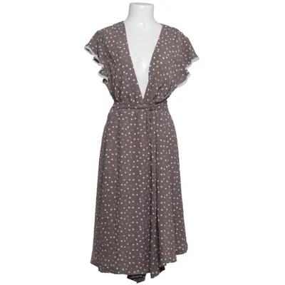 Wrap dress (Brown) from Nougat London Polyamide, Silk