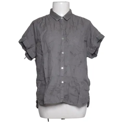 Korte mouwen shirt (Grijs) van 120% Lino Linnen