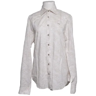Shirt (Beige, Wit) van Emilio Adani Katoen