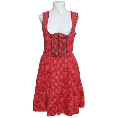 Dirndl (Rood, Wit) van Nockstein Trachten Katoen