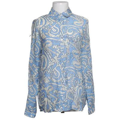 Shirt (Blauw, Wit) van Lara Viscose