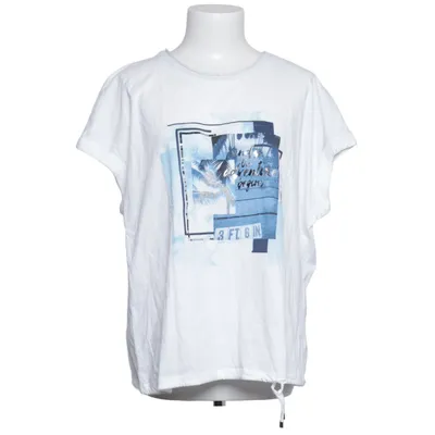 T-shirt (White, Blue) from Le Comte Cotton