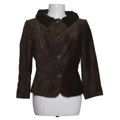 Blazer (Brown) from Xandres Cotton, Viscose