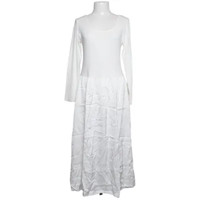 Robe longue (Blanc) de Elegante Soie, Viscose