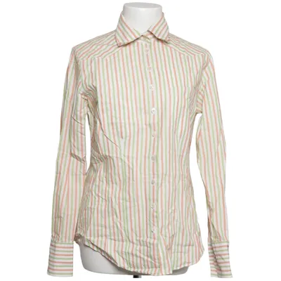 Shirt (White, Multicolored) from The Shirt Factory Cotton