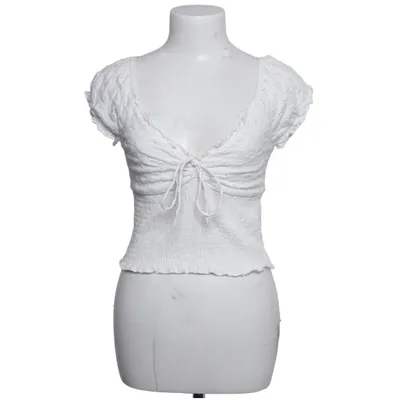Crop top (Wit) van BDG by Urban Outfitters Katoen, Elastaan, Polyester