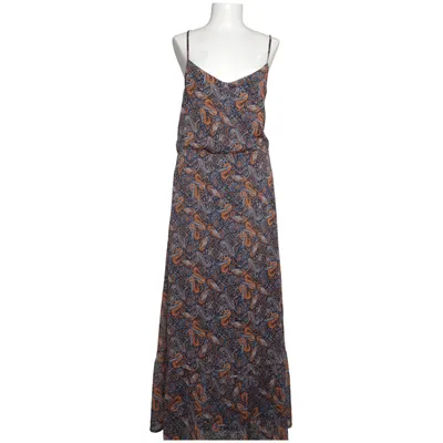 Långklänning (Blå, Orange, Flerfärgad) från Esmara Elastan, Polyester, Viskos