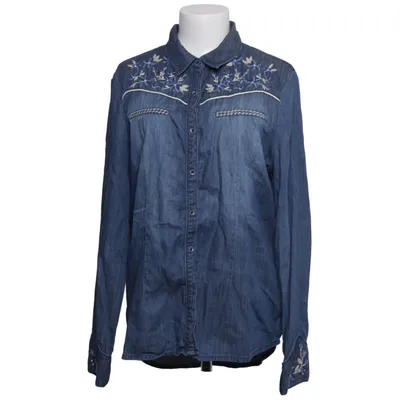 Denim blouse (Blauw) van Kaporal Katoen, Lyocell