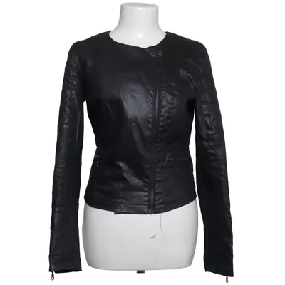 Bikerjacka (Svart) från Friendtex Bomull, Elastan, Polyester