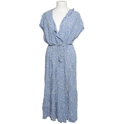 Dress (Blue, White) from New Look Curves Viscose