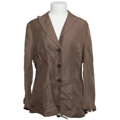 Blazer (Beige) van Toni Gard Acetaat, Cupro, Linnen, Zijde