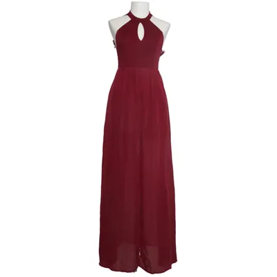 Halterneck dress (Red) from Lulus Elastane, Polyamide, Polyester, Viscose