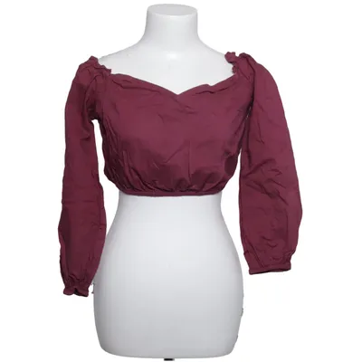 Crop top (Lila) van Iva Nikolina x NA-KD Katoen