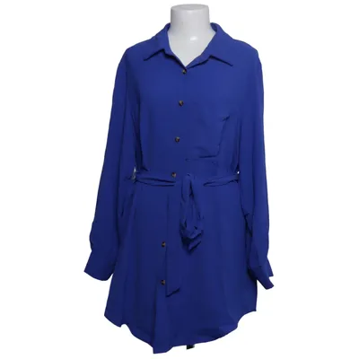 Blouse (Blue) from Shein Curve Polyester