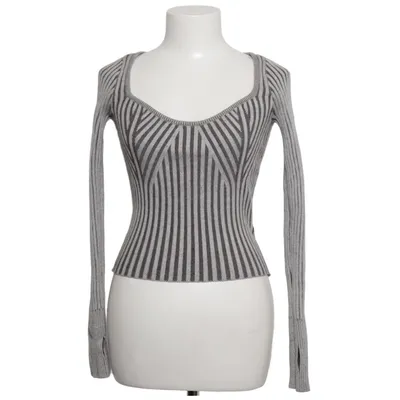 Crop top (Grijs) van Urban Outfitters Polyamide, Polyester, Viscose