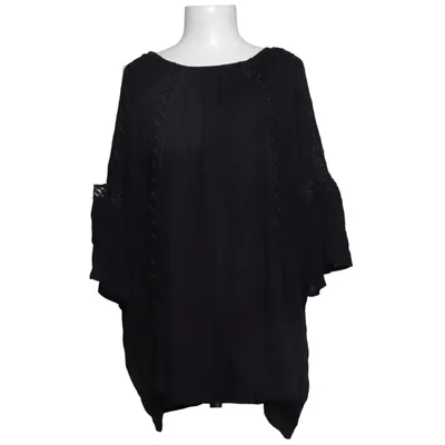 Bluse (Sort) fra Janina Curved Viscose