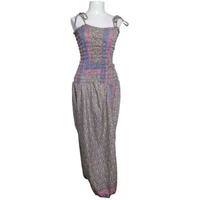 Jumpsuit (Blue, Multicolored) Silk