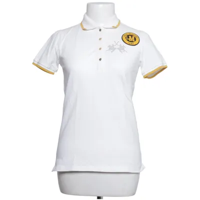 Polo shirt (White, Yellow) from La Martina Cotton, Elastane